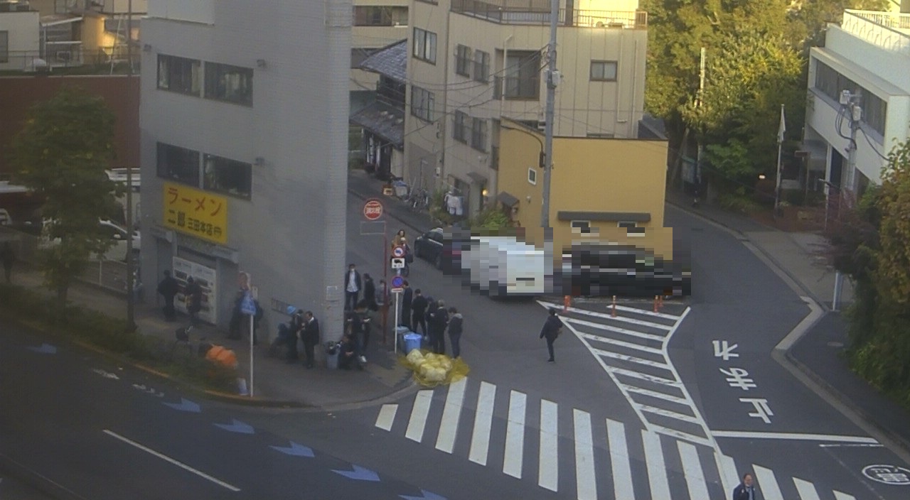 2024年12月4日ラーメン二郎三田本店の並び