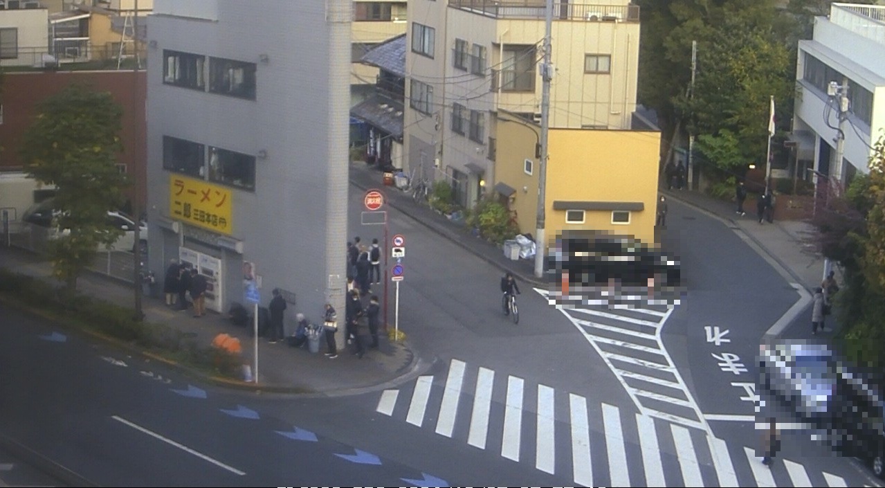 2024年12月5日ラーメン二郎三田本店の並び