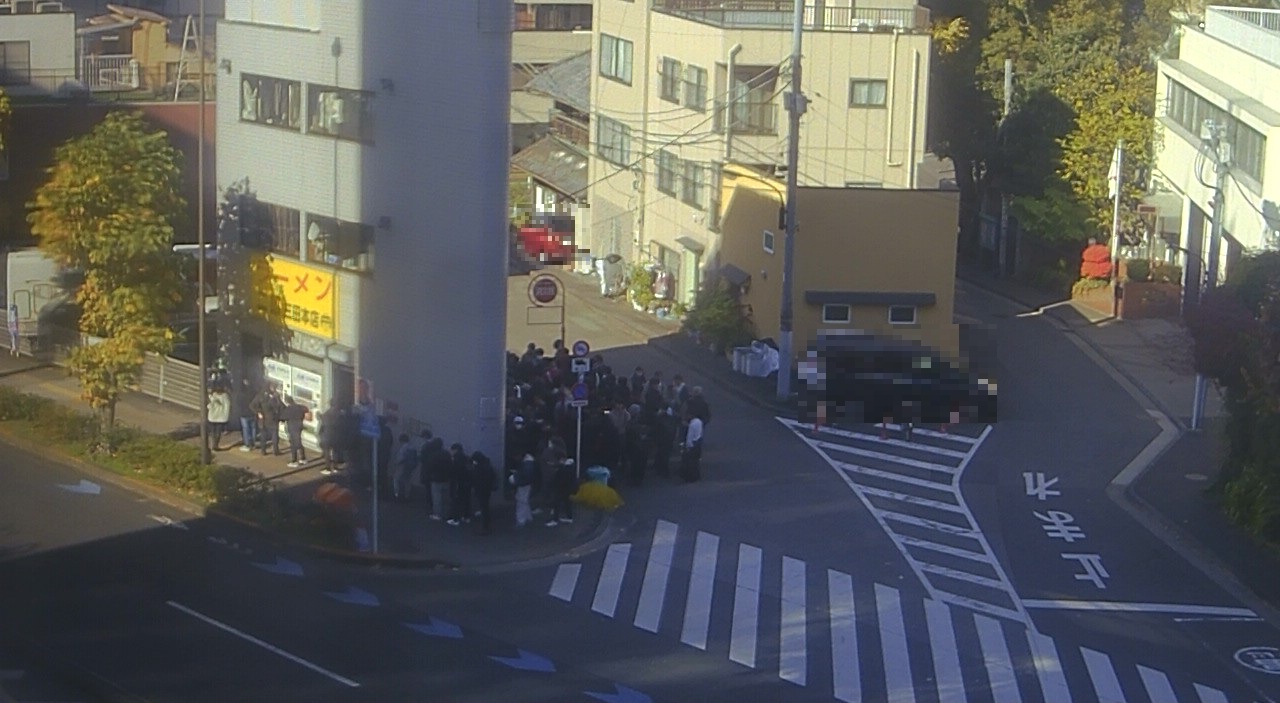 2024年12月21日ラーメン二郎三田本店の並び