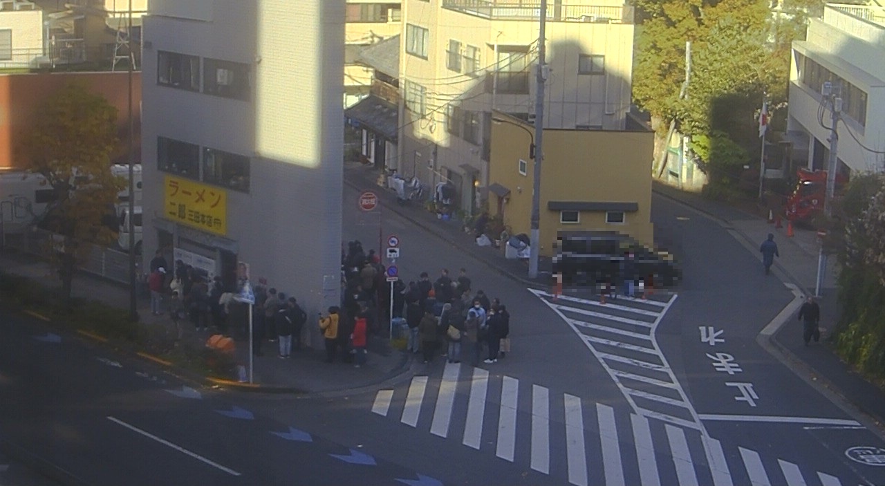 2025年1月11日ラーメン二郎三田本店の並び