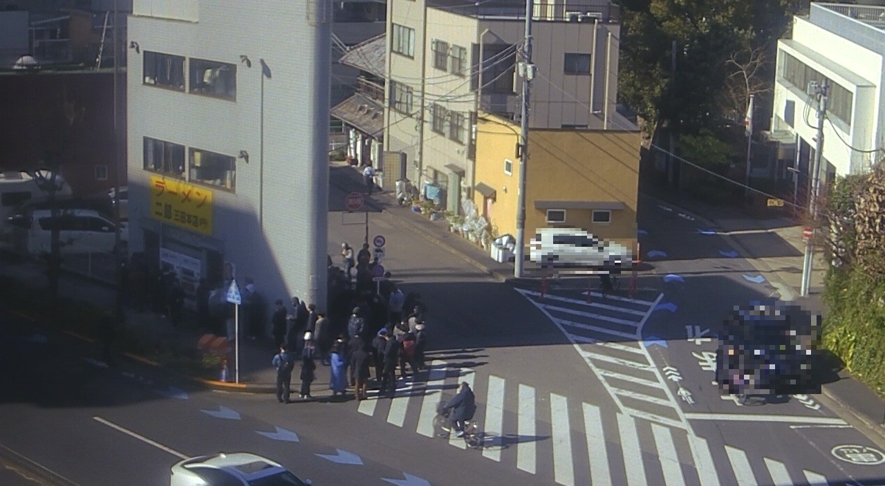 2025年2月10日ラーメン二郎三田本店の並び