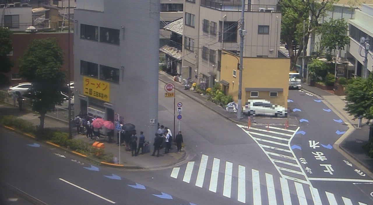 2025年6月5日ラーメン二郎三田本店の並び
