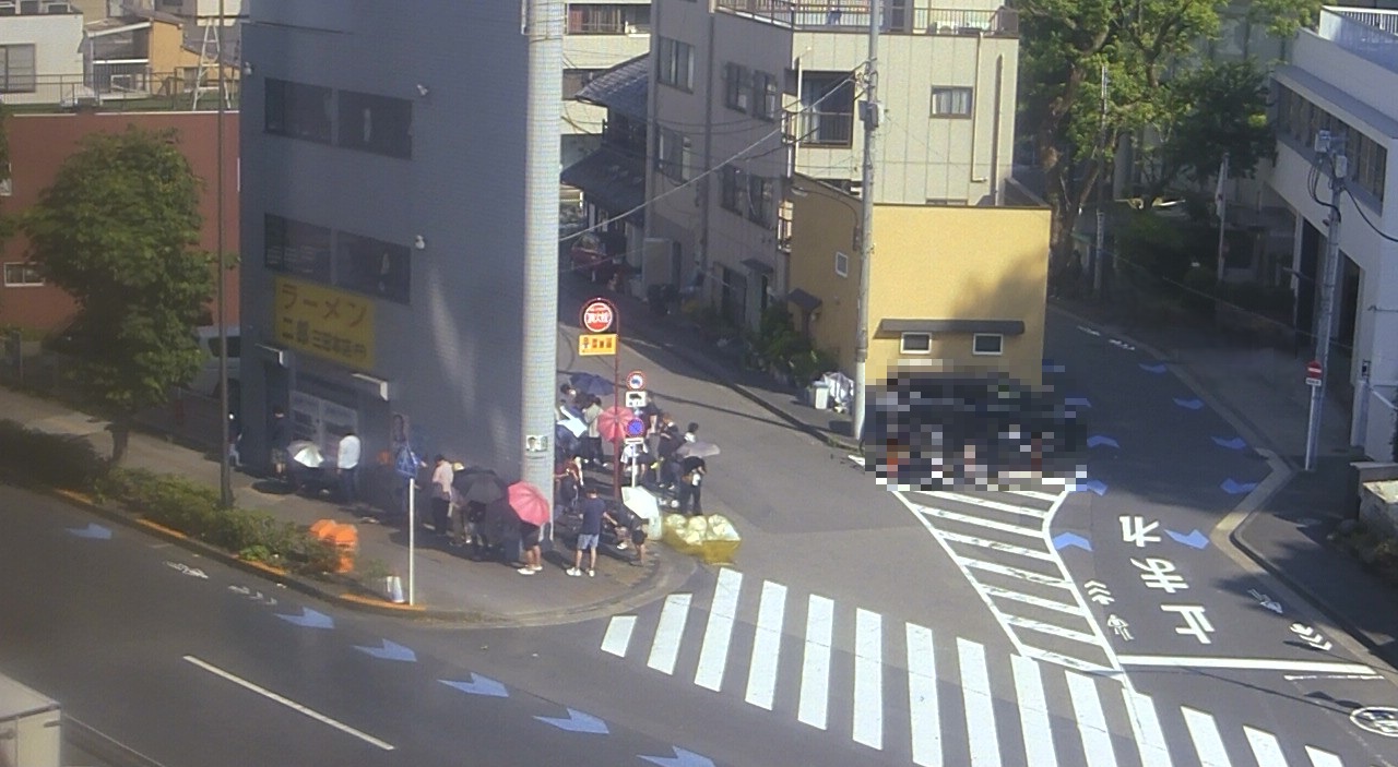 2025年6月21日ラーメン二郎三田本店の並び