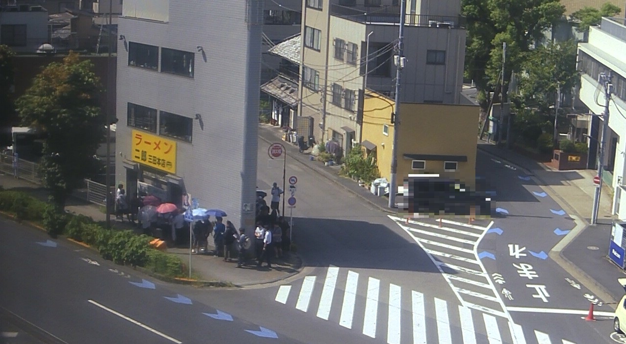 2025年8月29日ラーメン二郎三田本店の並び