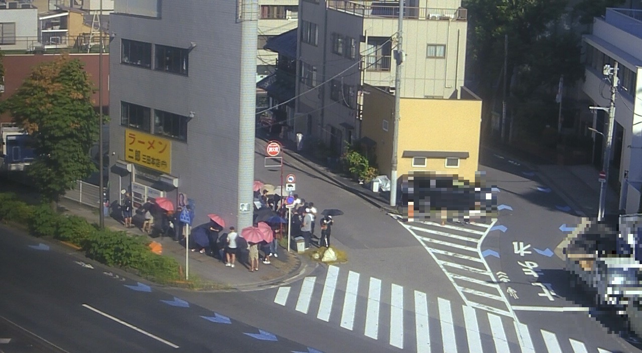 2025年9月6日ラーメン二郎三田本店の並び