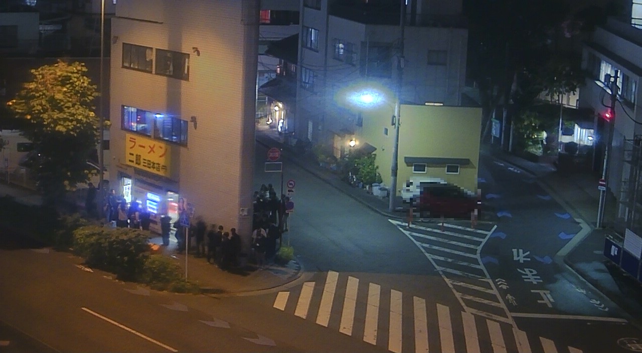 2025年11月21日ラーメン二郎三田本店の並び