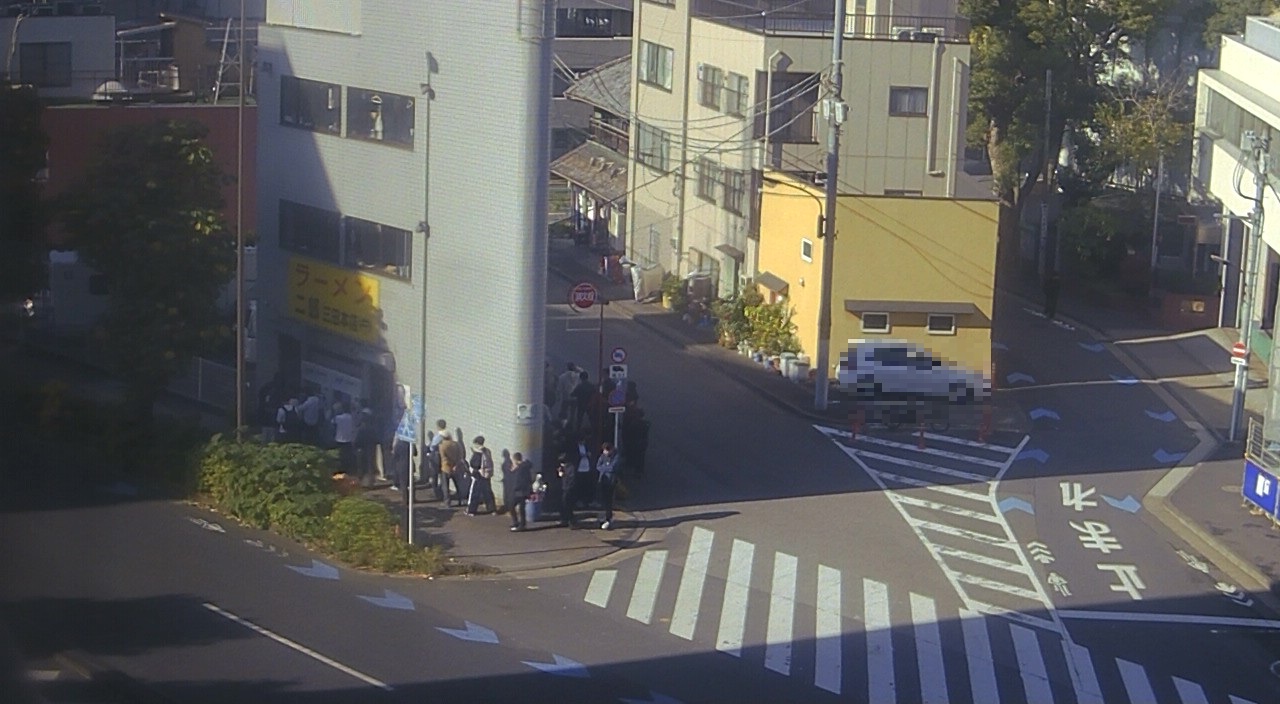 2025年12月1日ラーメン二郎三田本店の並び