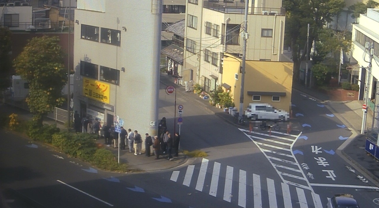 2025年12月2日ラーメン二郎三田本店の並び