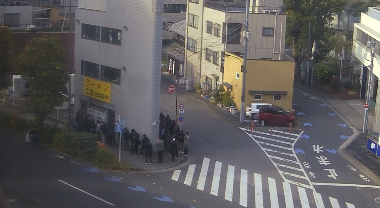 2025年12月5日ラーメン二郎三田本店の並び