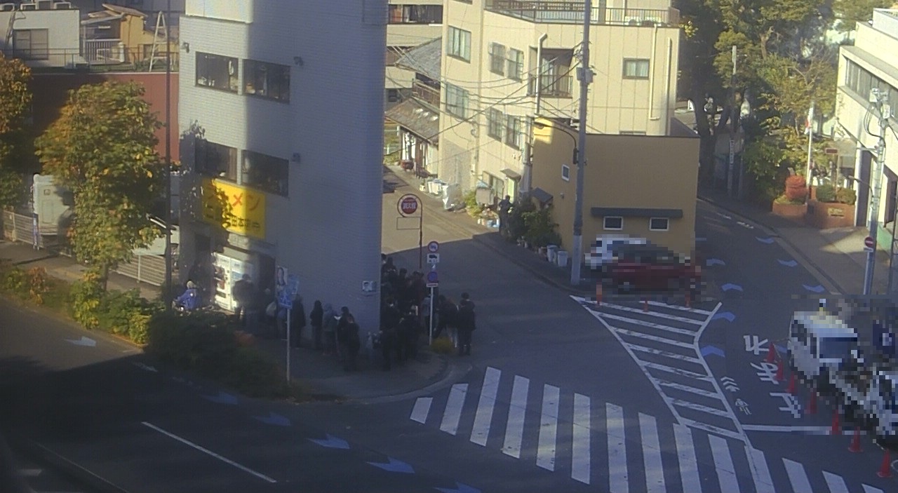 2025年12月8日ラーメン二郎三田本店の並び