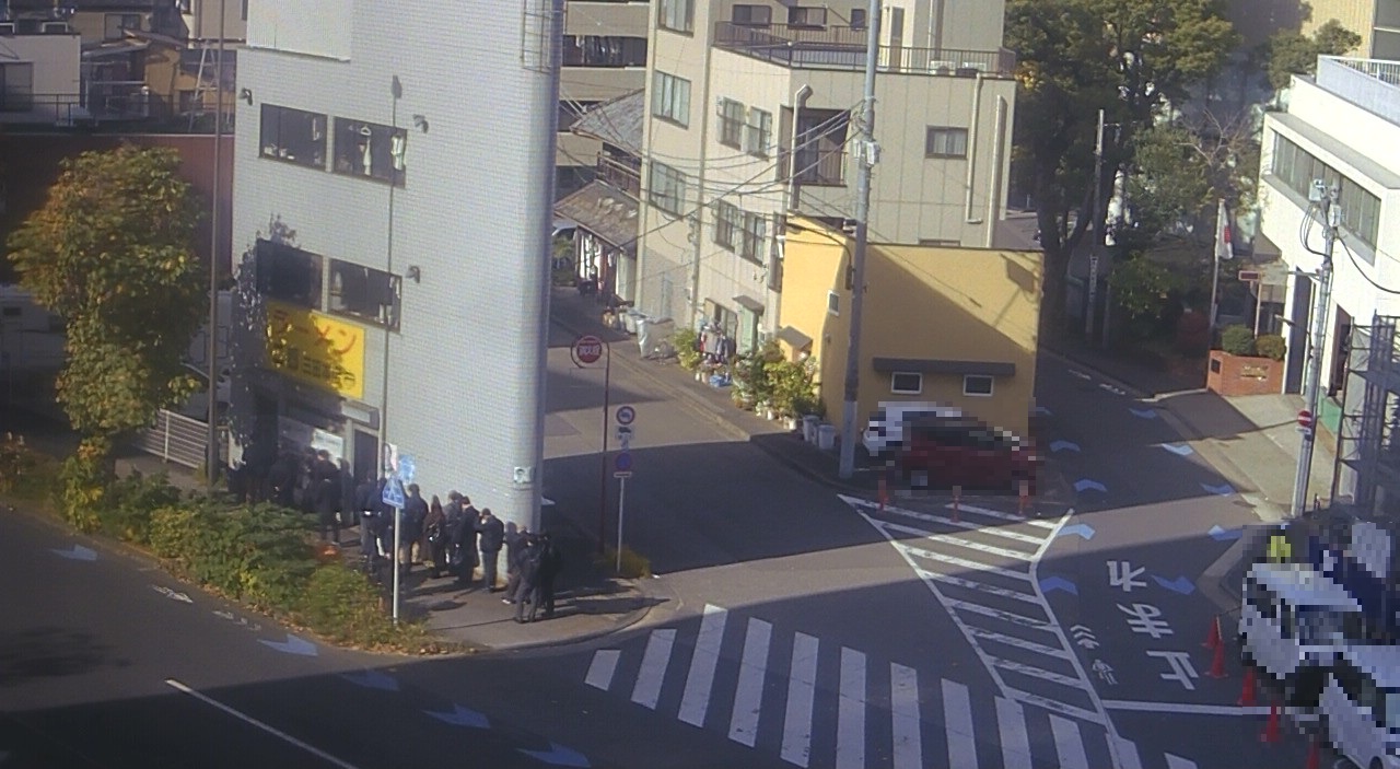 2025年12月9日ラーメン二郎三田本店の並び