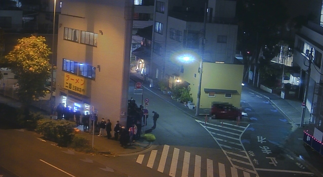 2025年12月10日ラーメン二郎三田本店の並び