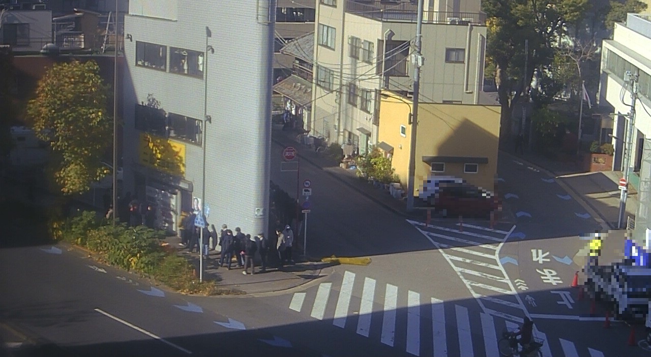 2025年12月12日ラーメン二郎三田本店の並び