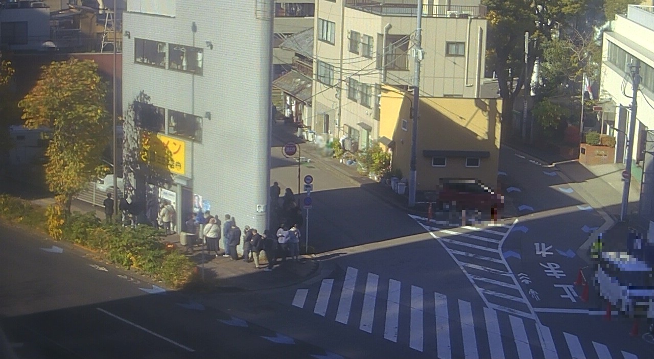 2025年12月15日ラーメン二郎三田本店の並び