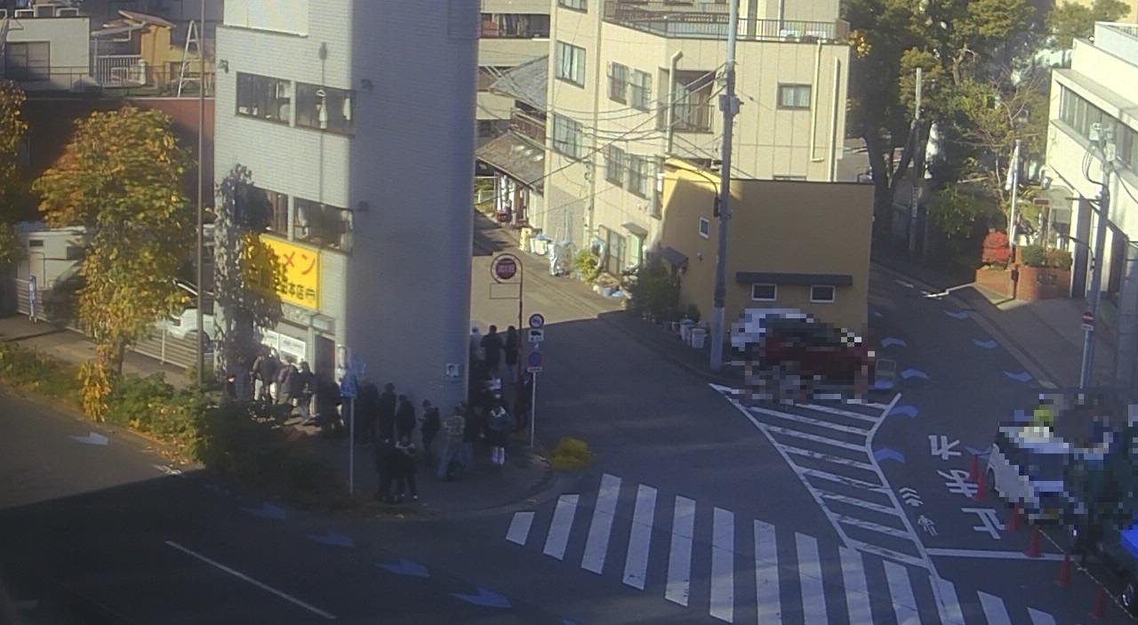 2025年12月16日ラーメン二郎三田本店の並び