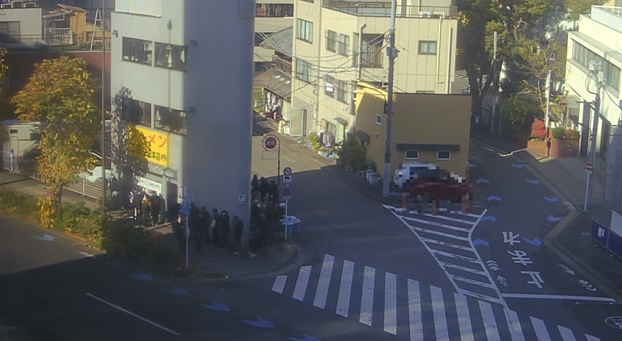 2025年12月17日ラーメン二郎三田本店の並び