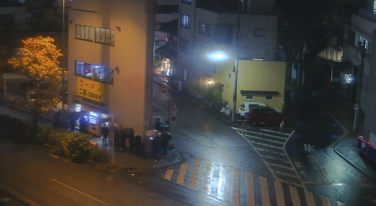 2025年12月24日ラーメン二郎三田本店の並び