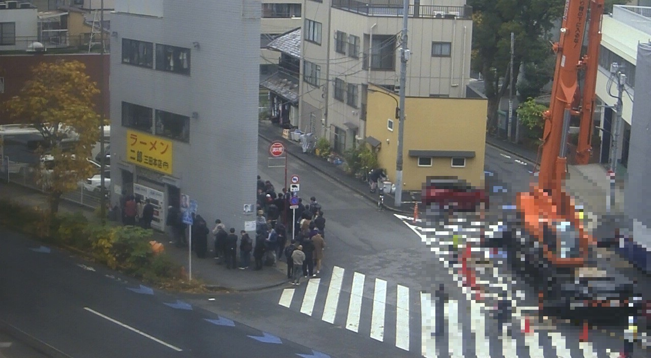 2025年12月25日ラーメン二郎三田本店の並び