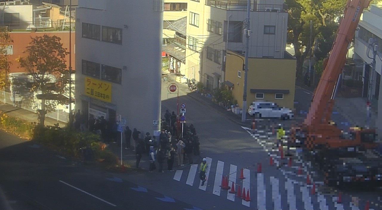 2025年12月26日ラーメン二郎三田本店の並び