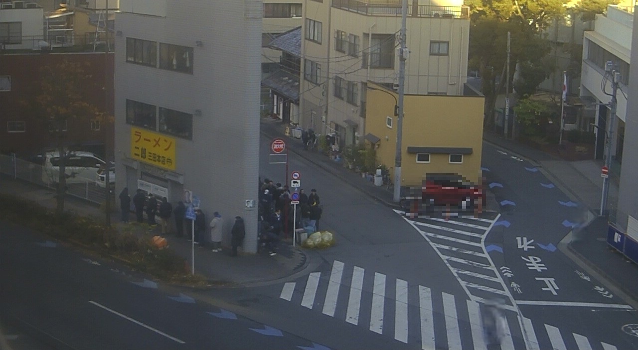 2026年1月10日ラーメン二郎三田本店の並び