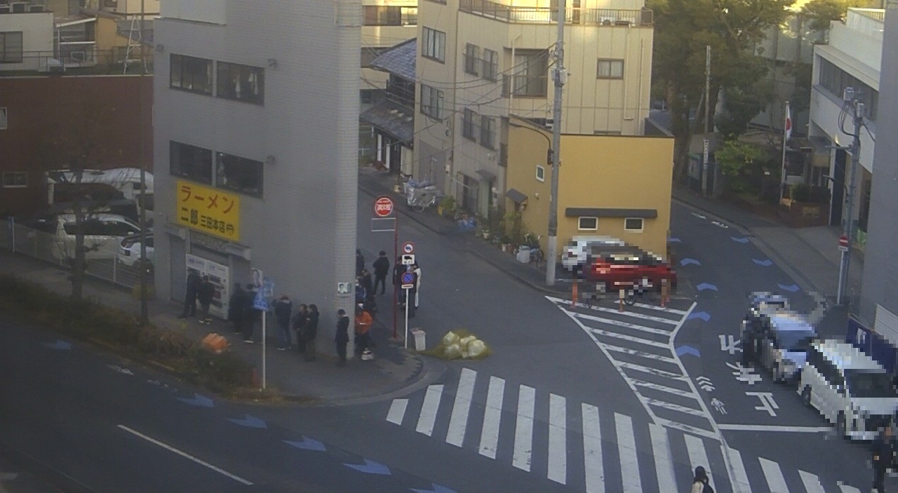 2026年1月17日ラーメン二郎三田本店の並び
