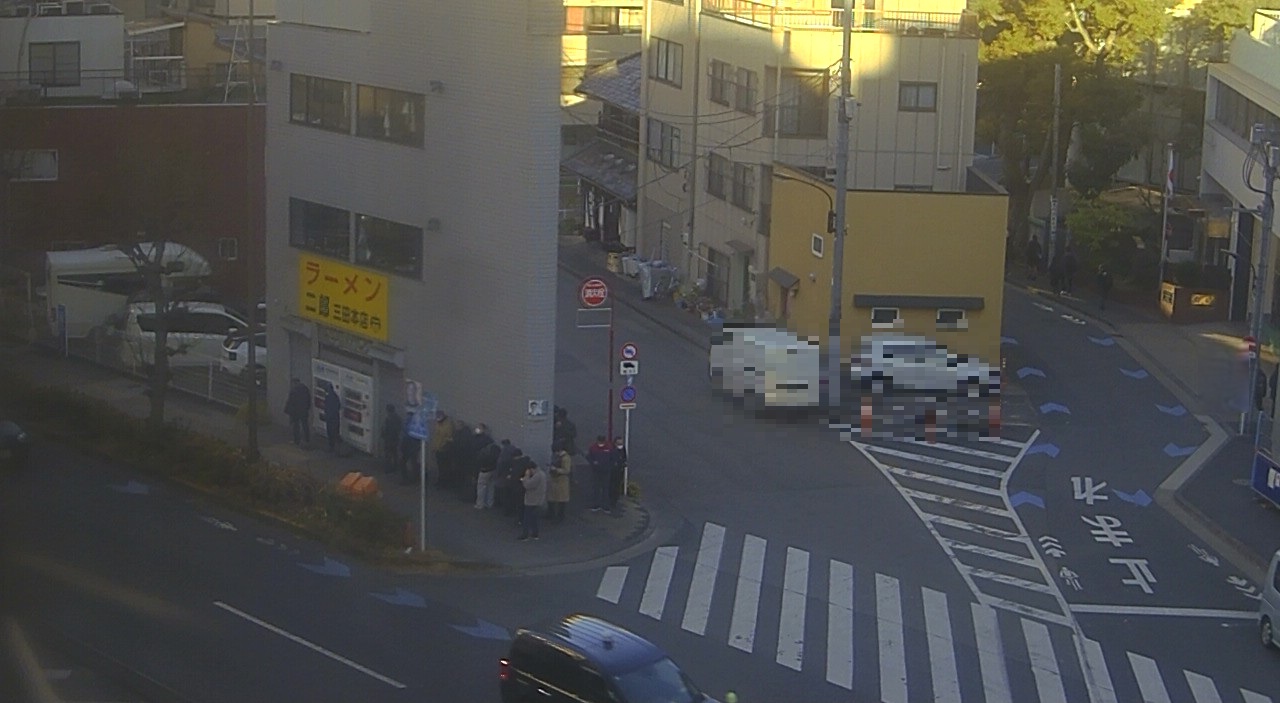 2026年1月22日ラーメン二郎三田本店の並び