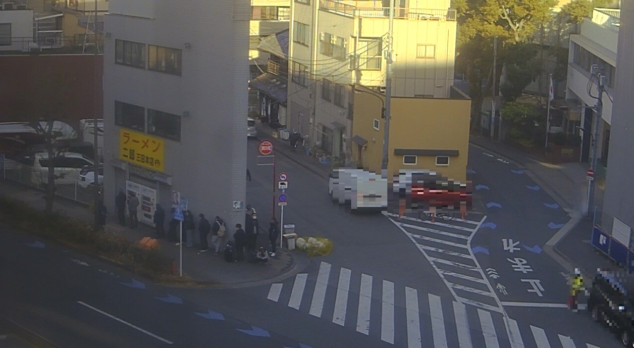 2026年1月28日ラーメン二郎三田本店の並び