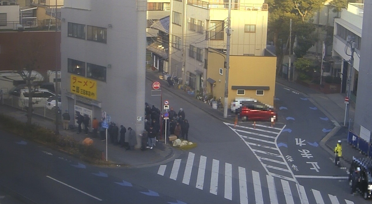 2026年1月31日ラーメン二郎三田本店の並び