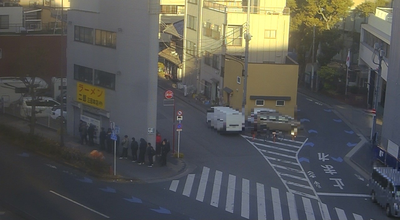 2026年2月2日ラーメン二郎三田本店の並び