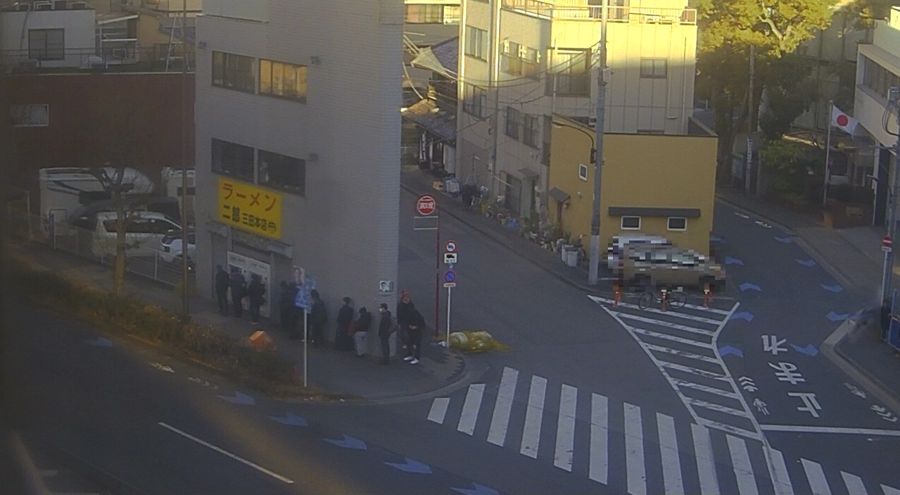 2026年2月3日ラーメン二郎三田本店の並び