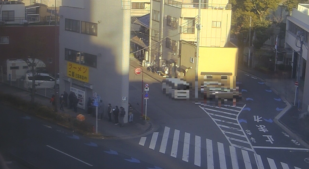 2026年2月16日ラーメン二郎三田本店の並び
