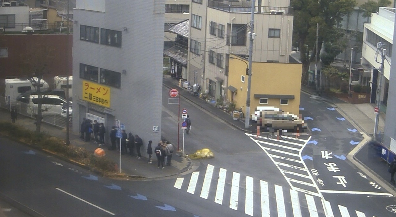 2026年2月17日ラーメン二郎三田本店の並び