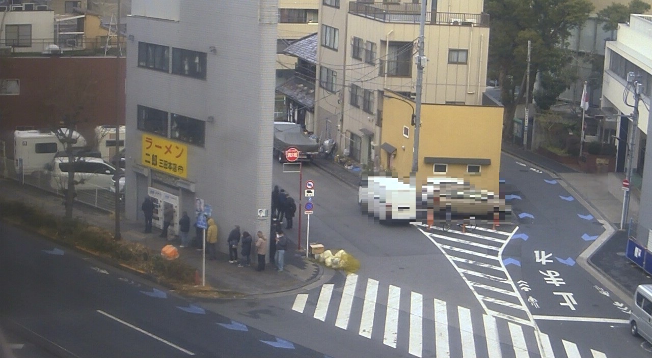 2026年2月18日ラーメン二郎三田本店の並び
