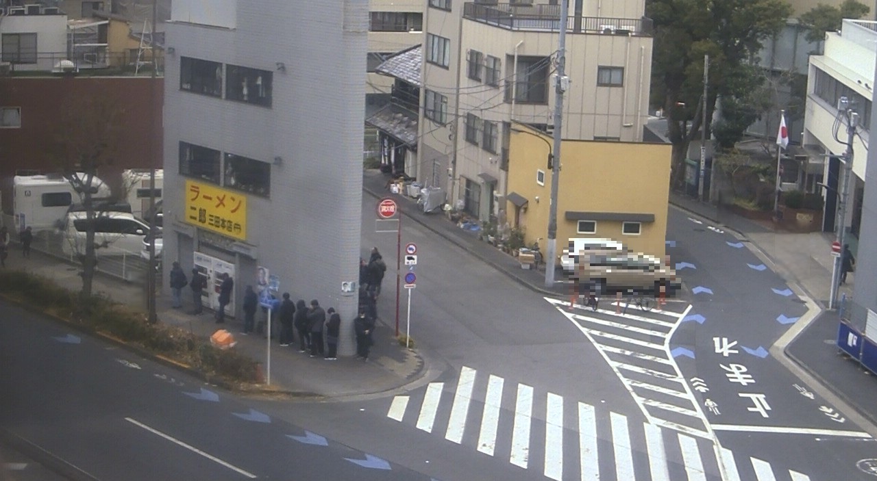 2026年2月20日ラーメン二郎三田本店の並び