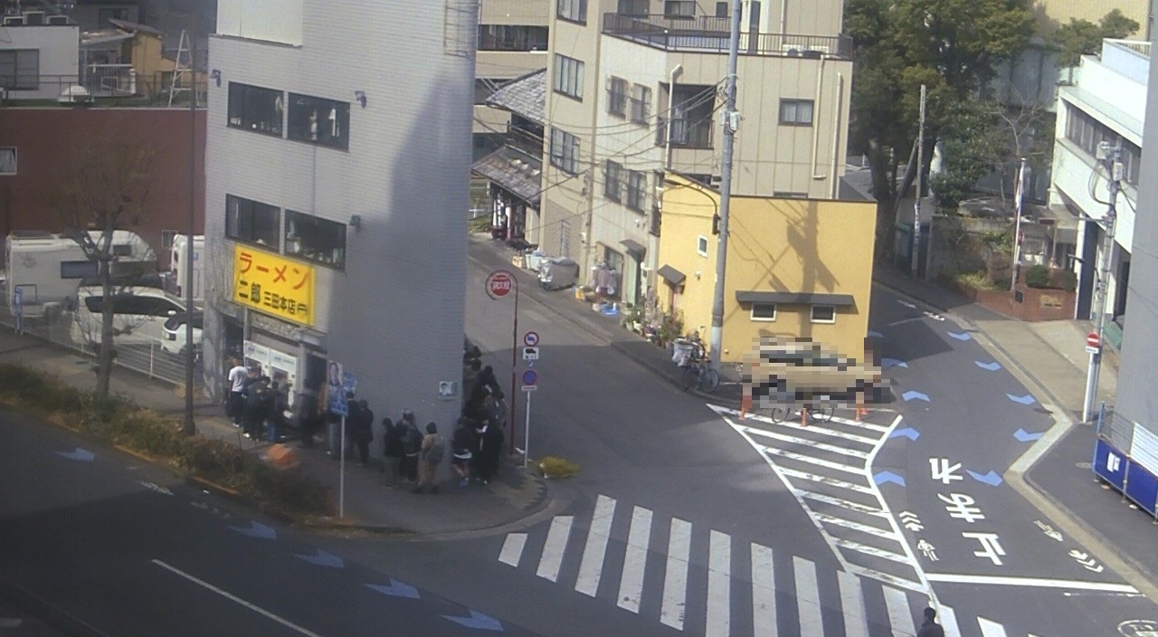 2026年2月24日ラーメン二郎三田本店の並び