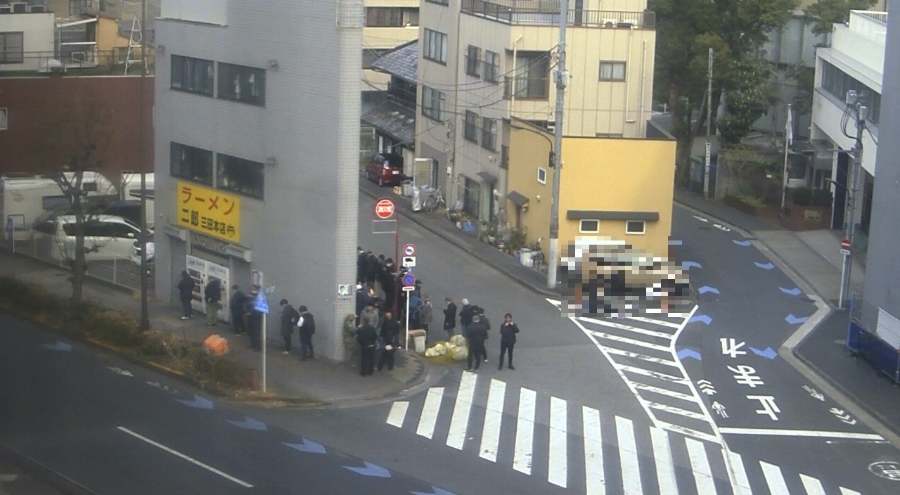 2026年2月28日ラーメン二郎三田本店の並び