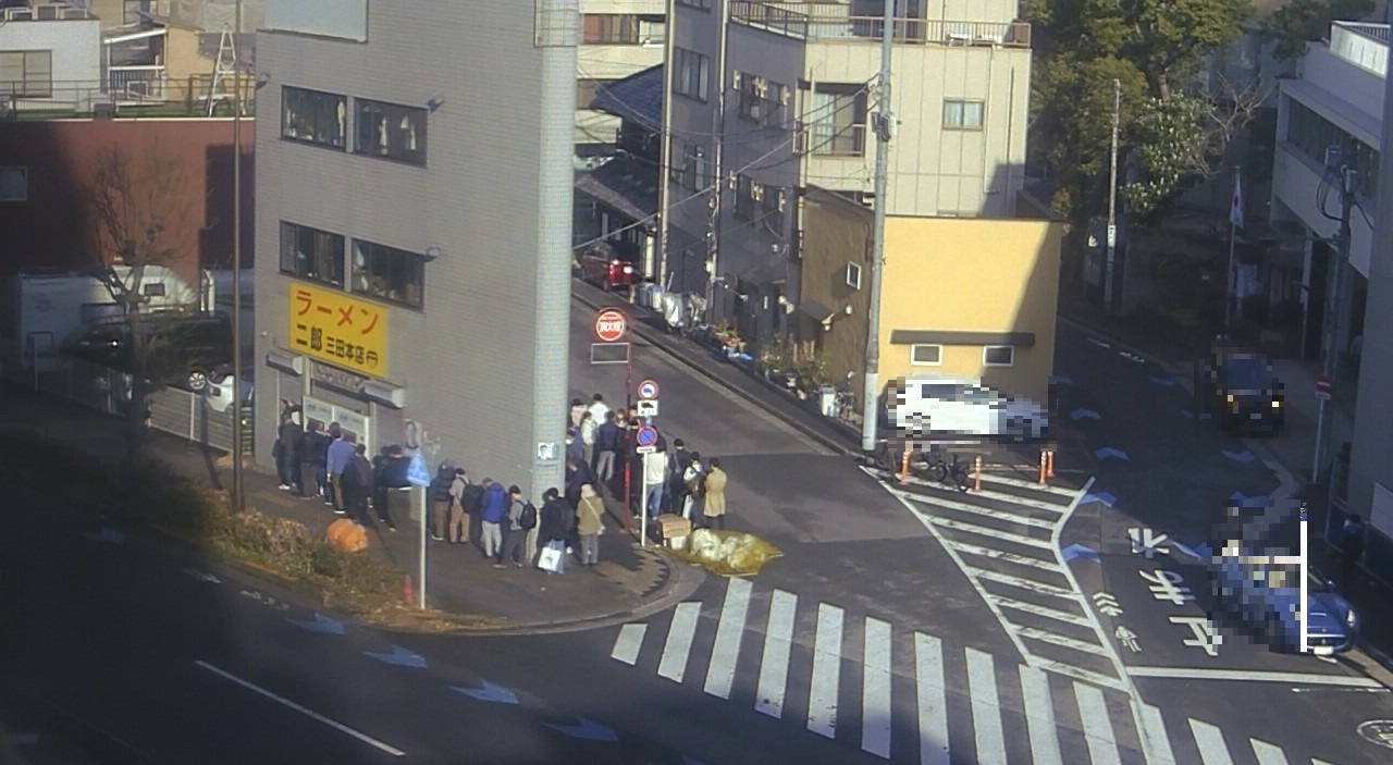 2026年3月7日ラーメン二郎三田本店の並び