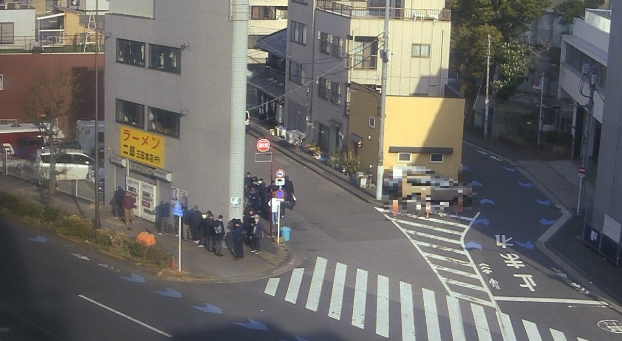 2026年3月12日ラーメン二郎三田本店の並び