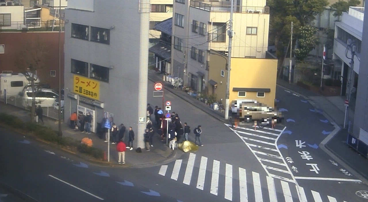 2026年3月14日ラーメン二郎三田本店の並び