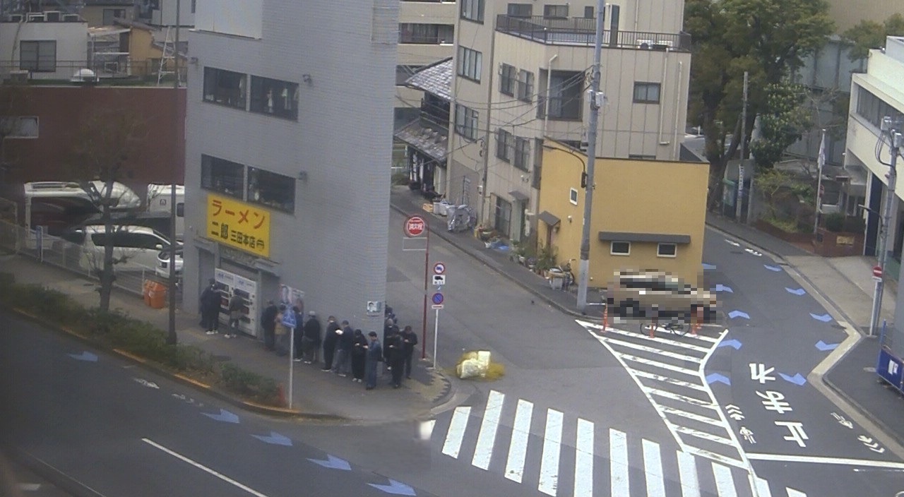 2026年3月17日ラーメン二郎三田本店の並び