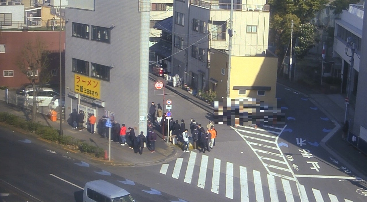 2026年3月21日ラーメン二郎三田本店の並び