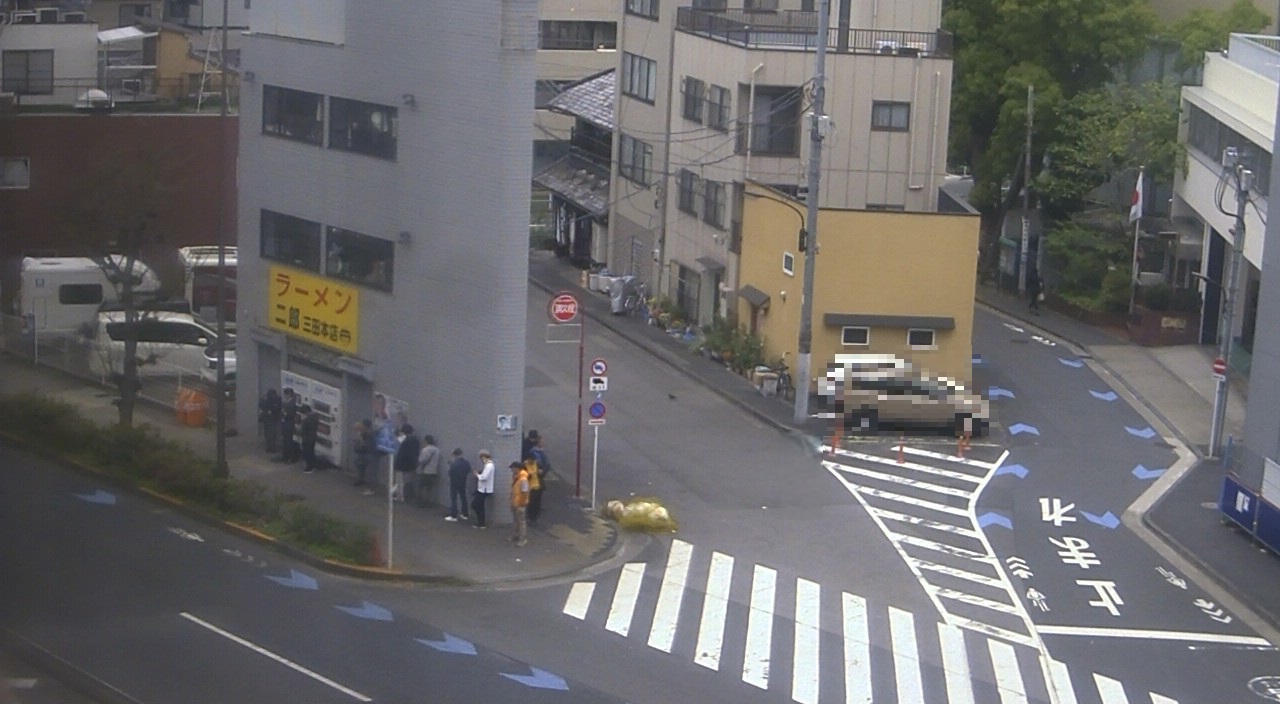 2026年4月7日ラーメン二郎三田本店の並び