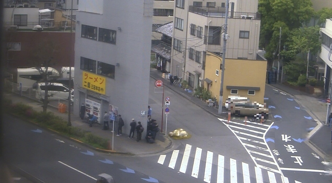 2026年4月14日ラーメン二郎三田本店の並び