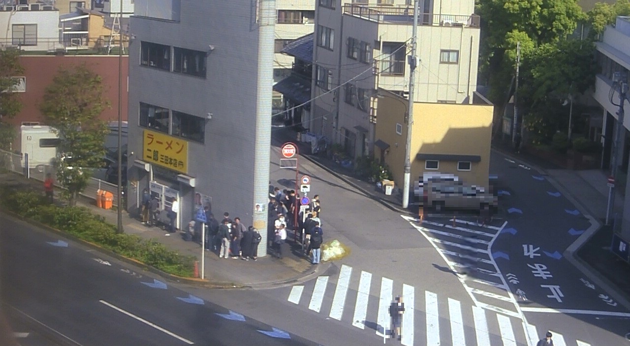 2026年4月28日ラーメン二郎三田本店の並び