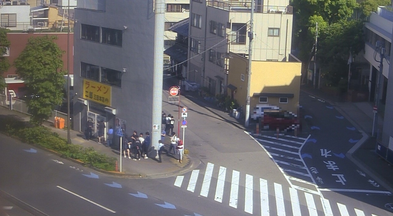 2026年5月7日ラーメン二郎三田本店の並び