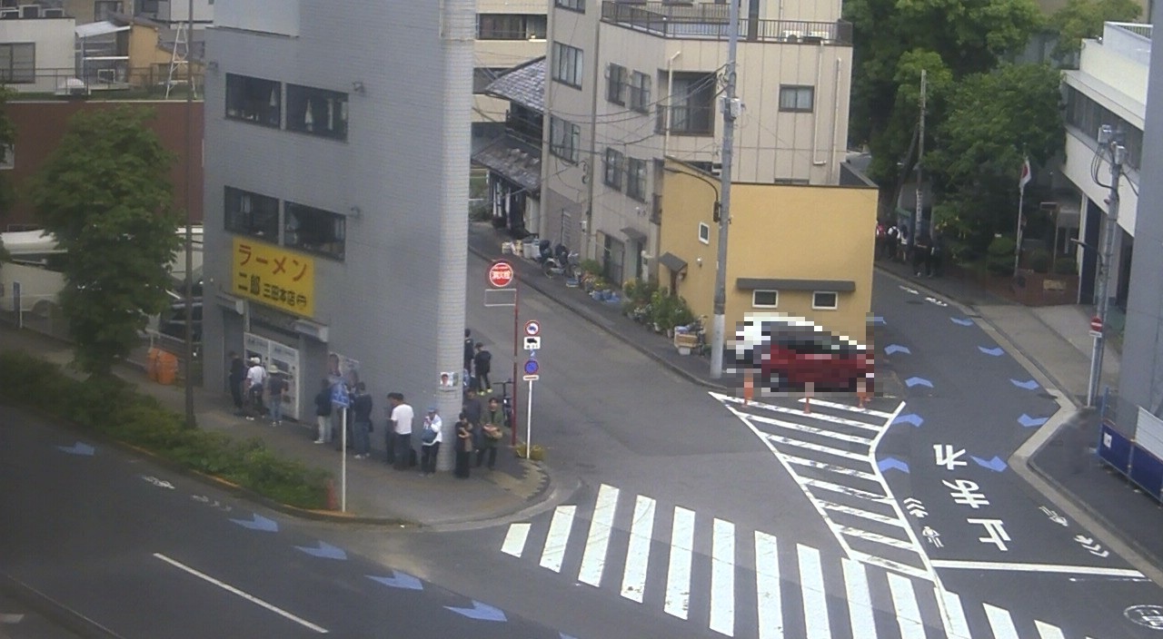 2026年5月8日ラーメン二郎三田本店の並び