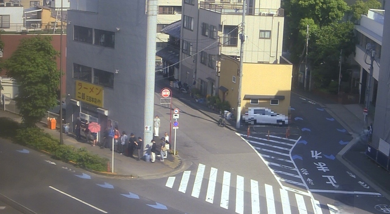 2026年5月18日ラーメン二郎三田本店の並び