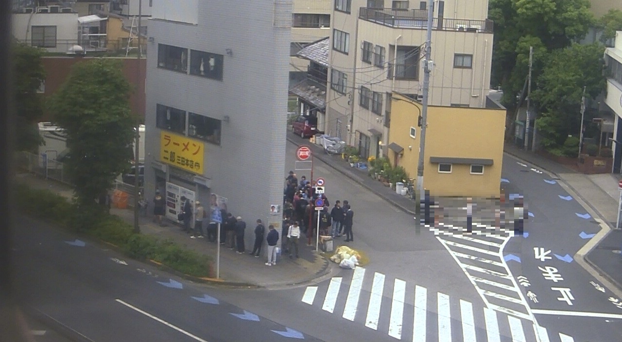 2026年5月23日ラーメン二郎三田本店の並び