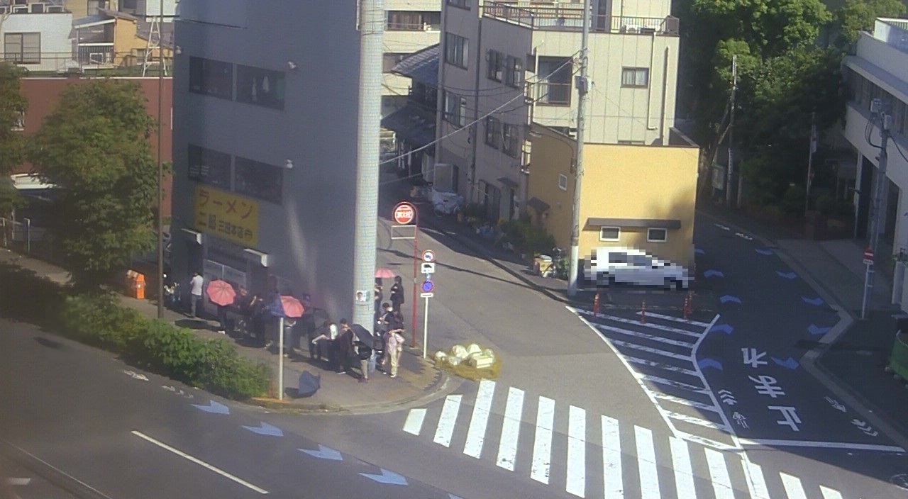 2026年6月16日ラーメン二郎三田本店の並び