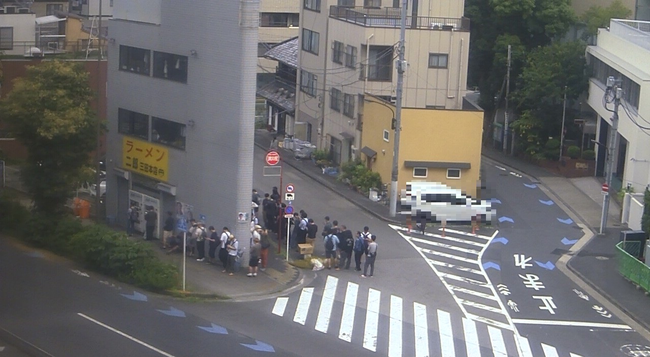 2026年7月4日ラーメン二郎三田本店の並び